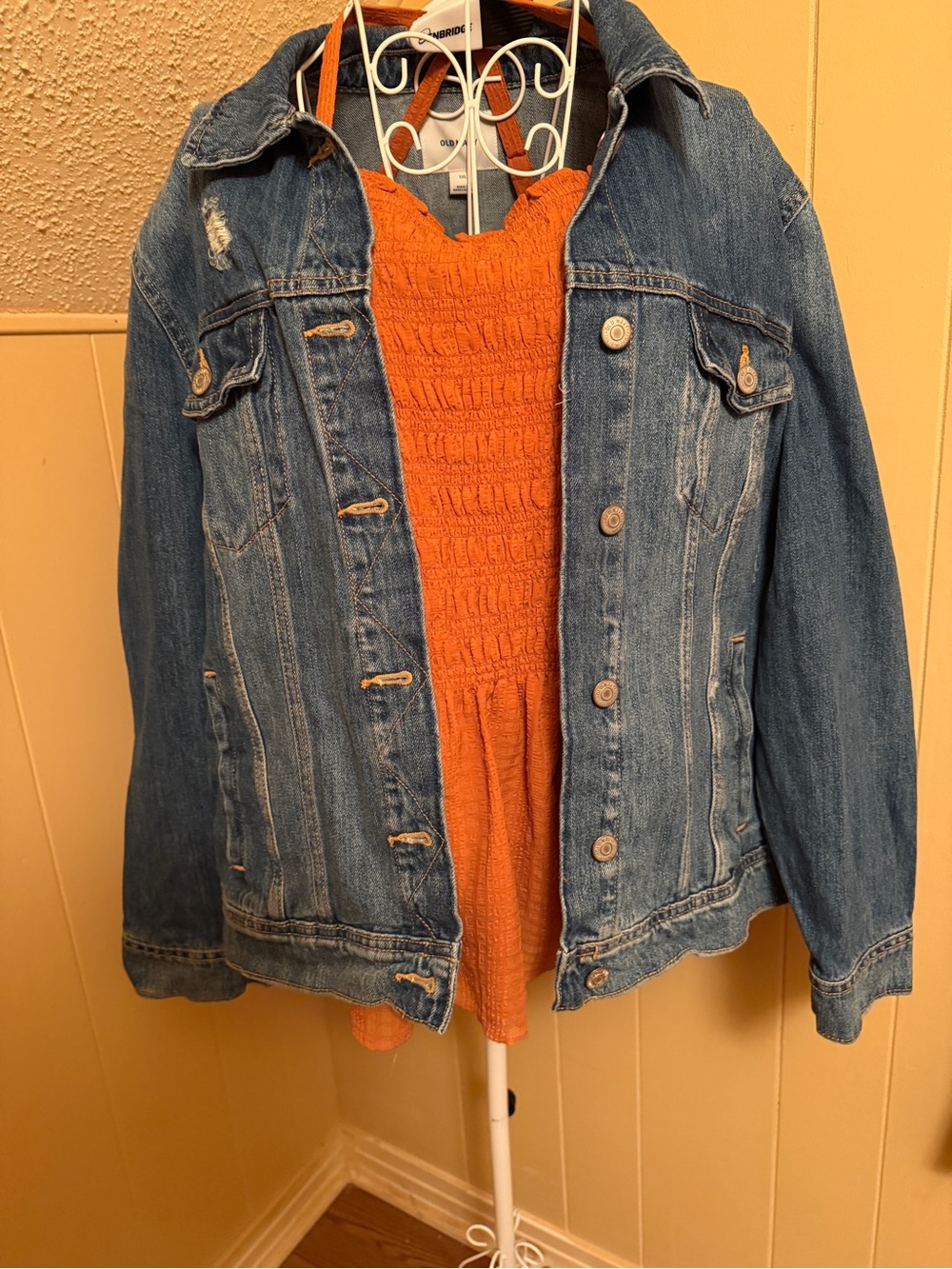 2 piece set . 2x smocked babydoll Tank and XXL Jacket